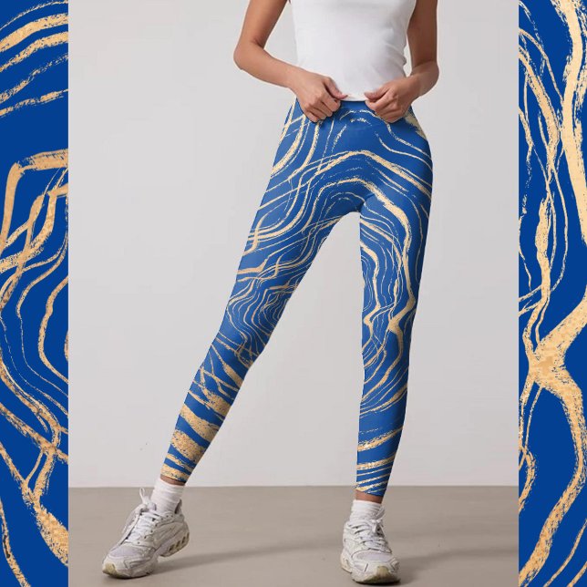 Leggings fitness fille élégance faux or labyrinthe inspiré  (Créateur téléchargé)