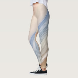Leggings Fitness Sand und Sea Muster / Akustik