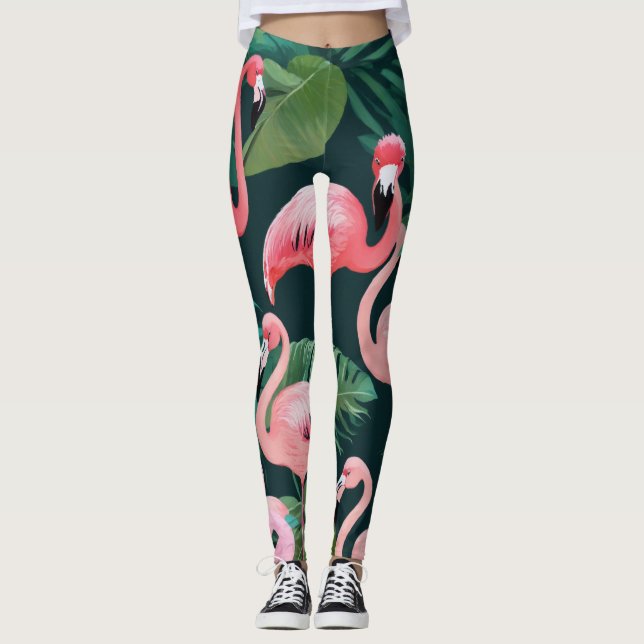 Leggings flamant (Devant)