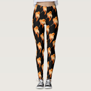 Leggings Flamant rose au soleil d'été