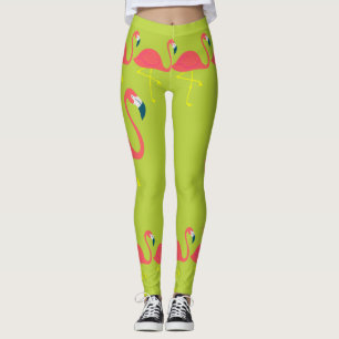 Leggings "Flamant rose je" guêtres folles de dames
