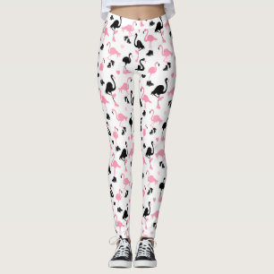 Leggings Flamants roses de patinage de glace