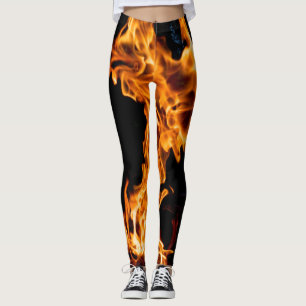 Leggings Flamme orange