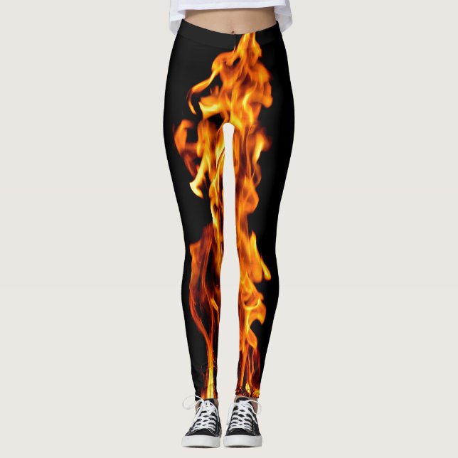Leggings Flamme orange (Devant)
