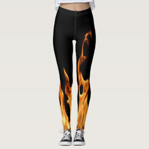 Leggings Flammes - Flamme - Flammes - Flammes - Feutre - Fe