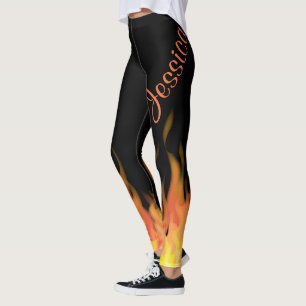 Leggings Flammes personnalisées