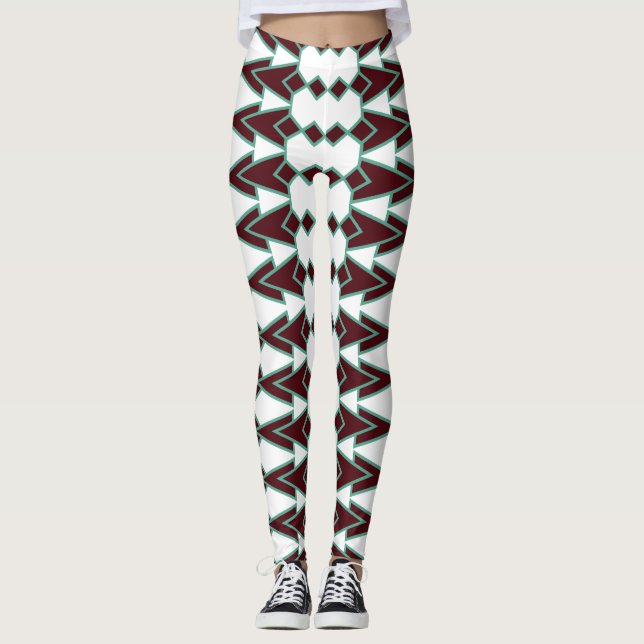 Leggings Flèches Art Déco (Devant)