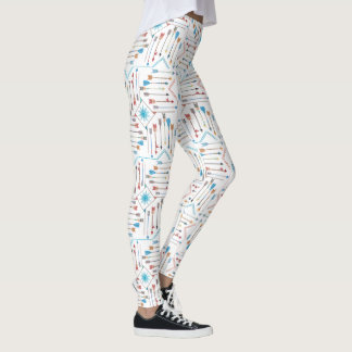 Leggings Flèches Boho et Sun V11 White ID748