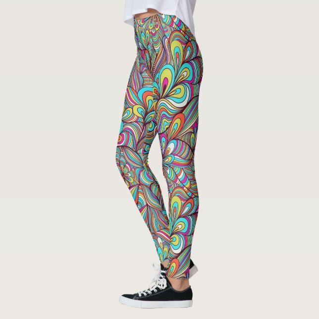Leggings Flèches psychédéliques Assorties (Gauche)