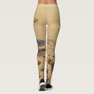 Leggings Flets ou poissons plats, vie marine océanique vint