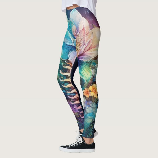 Leggings Fleur à épines (Gauche)