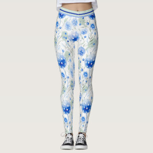 Leggings Fleur de corail d'eau Pickleball