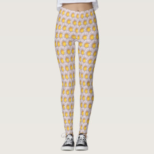 Leggings Fleur de marguerite, sauvage Boho, cadeau d'été
