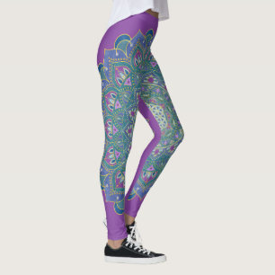 Leggings Fleur De Vie - Mandala India Style 1