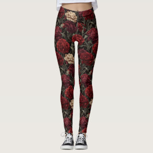 Leggings Fleur d'Œillet Yoga Esthétique Mariage Œillet