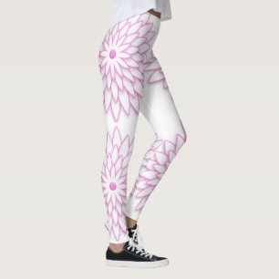 Leggings Fleur géométrique abstraite