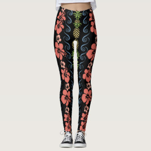 Leggings Fleur Hibiscus À L'Ananas