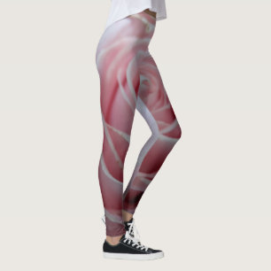 Leggings Fleur Rose mignonne