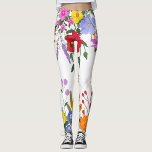 Leggings fleur sauvage