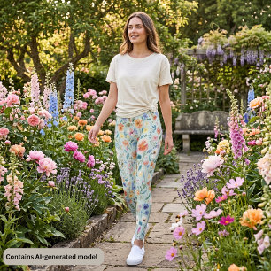 Leggings Fleur Sauvage Pastel