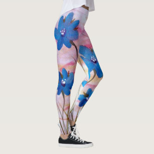 Leggings fleuris colorés