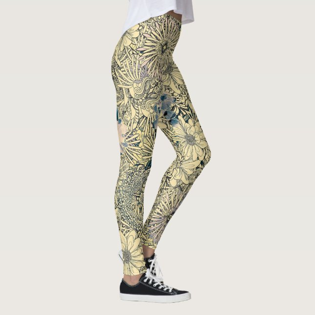 Leggings Fleurs (Droite)