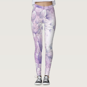 Leggings Fleurs aquarelles