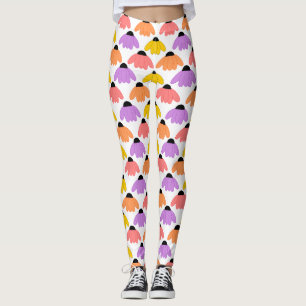 Leggings Fleurs colorées