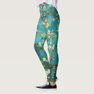 Leggings Fleurs d'amandier de Van Gogh Impressionnisme clas