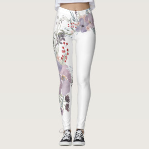 Leggings Fleurs de Lavande étonnantes