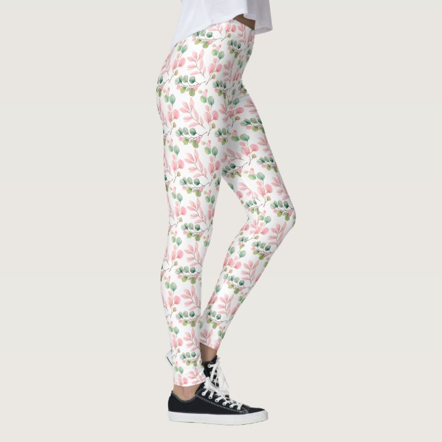Leggings Fleurs de pêche (Droite)