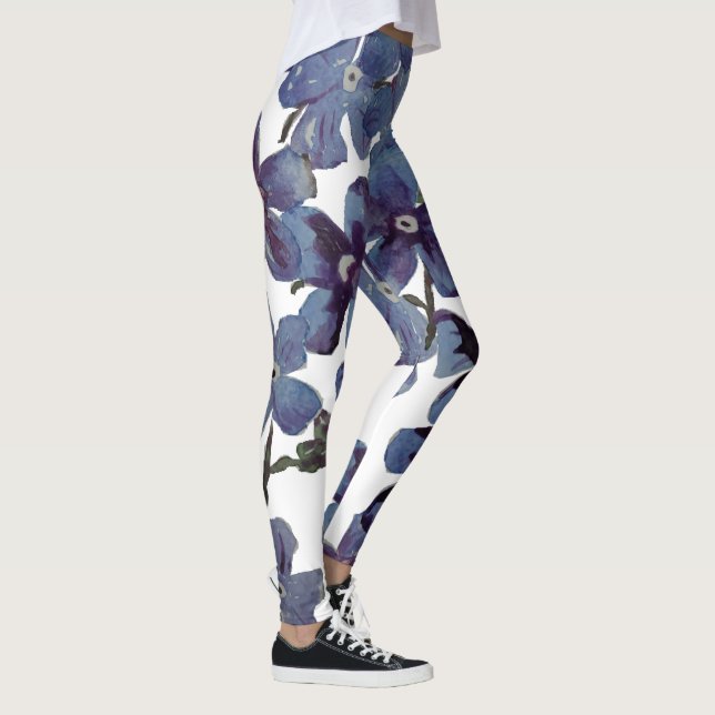 Leggings Fleurs Denim (Droite)