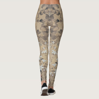 Leggings Fleurs d'été japonaises