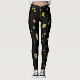 Leggings Fleurs flottantes