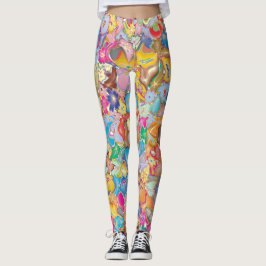 Leggings Fleurs folles
