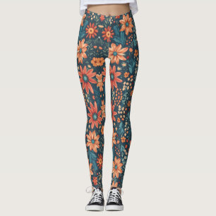 Leggings Fleurs Jardin magique