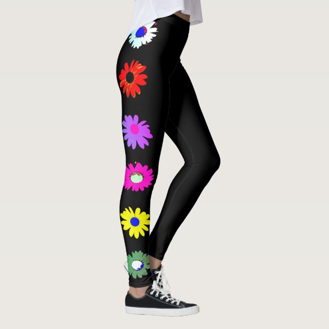 Leggings Fleurs Miami Design (Droite)