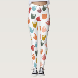 Leggings Fleurs mixtes Boho