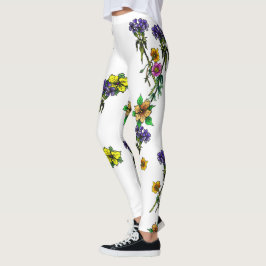 Leggings Fleurs pluvieuses