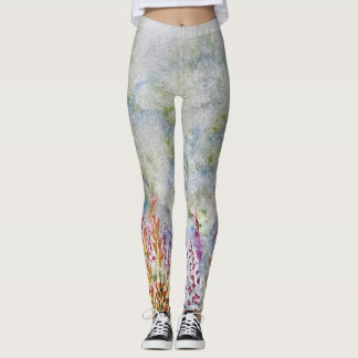 Leggings fleurs sauvages