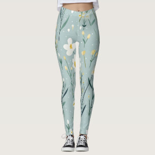 Leggings Fleurs sauvages de la monnaie