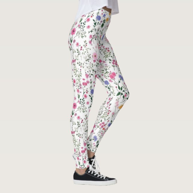 Leggings Fleurs sauvages d'été (Droite)