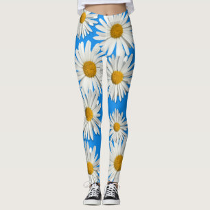 Leggings Fleurs Super, fleurs d'hippies de la farine