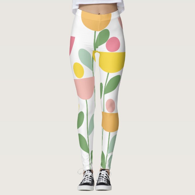 Leggings Fleurs Tutti Frutti (Devant)
