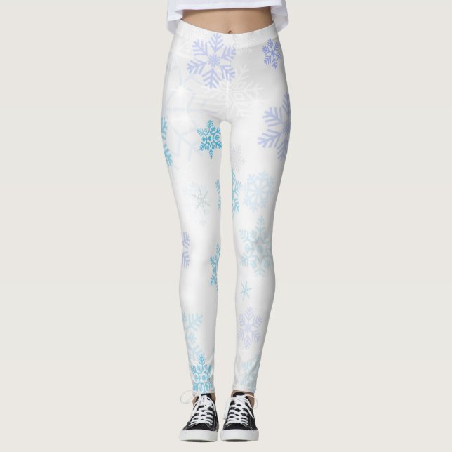 Leggings Flocon de neige (Devant)