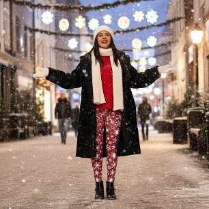 Leggings Flocons de neige