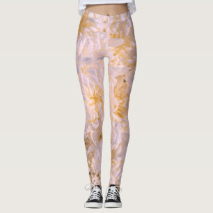 Leggings floraison de chrysanthème