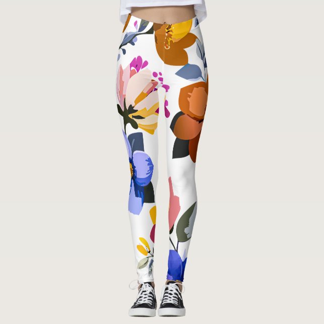 Leggings floral (Vorderseite)