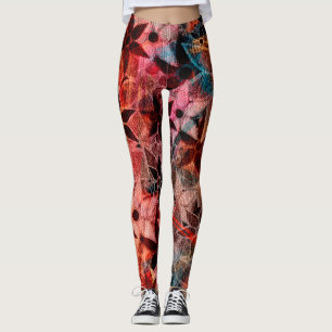 Leggings Floral coloré #3