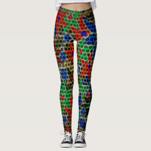 Leggings Floral de Monnaie Bleue Orange #2